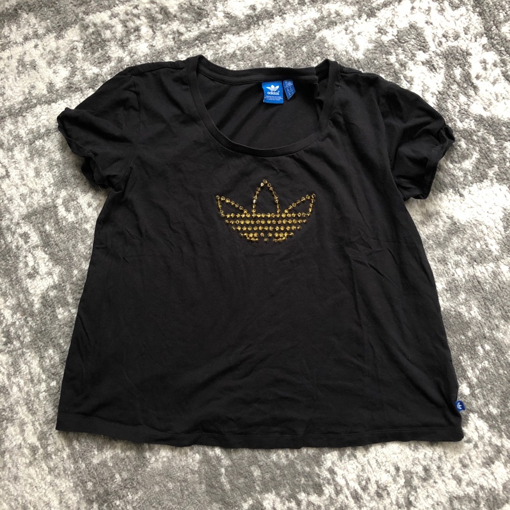 Adidas studded logo t-shirt